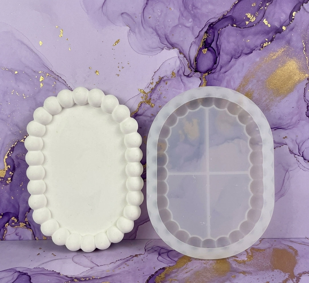 Vintage Beaded Tray