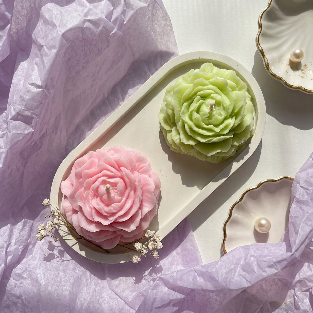 Peony Bloom Candle