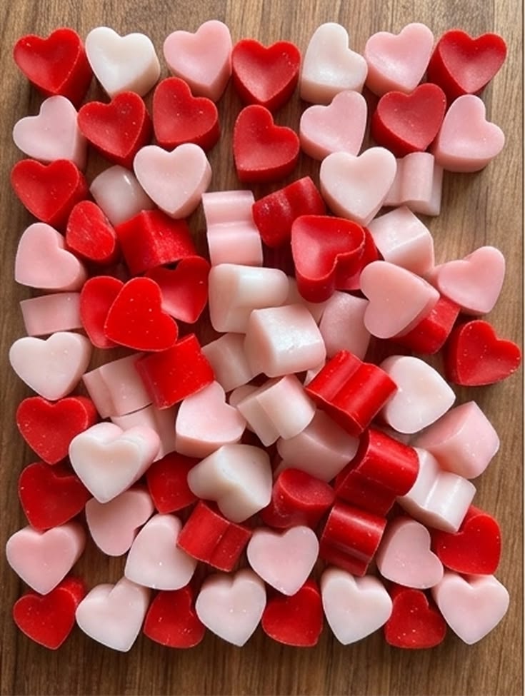 Mini heart shape in wax