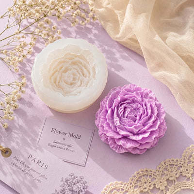 Petal Rose Flower Candle Set