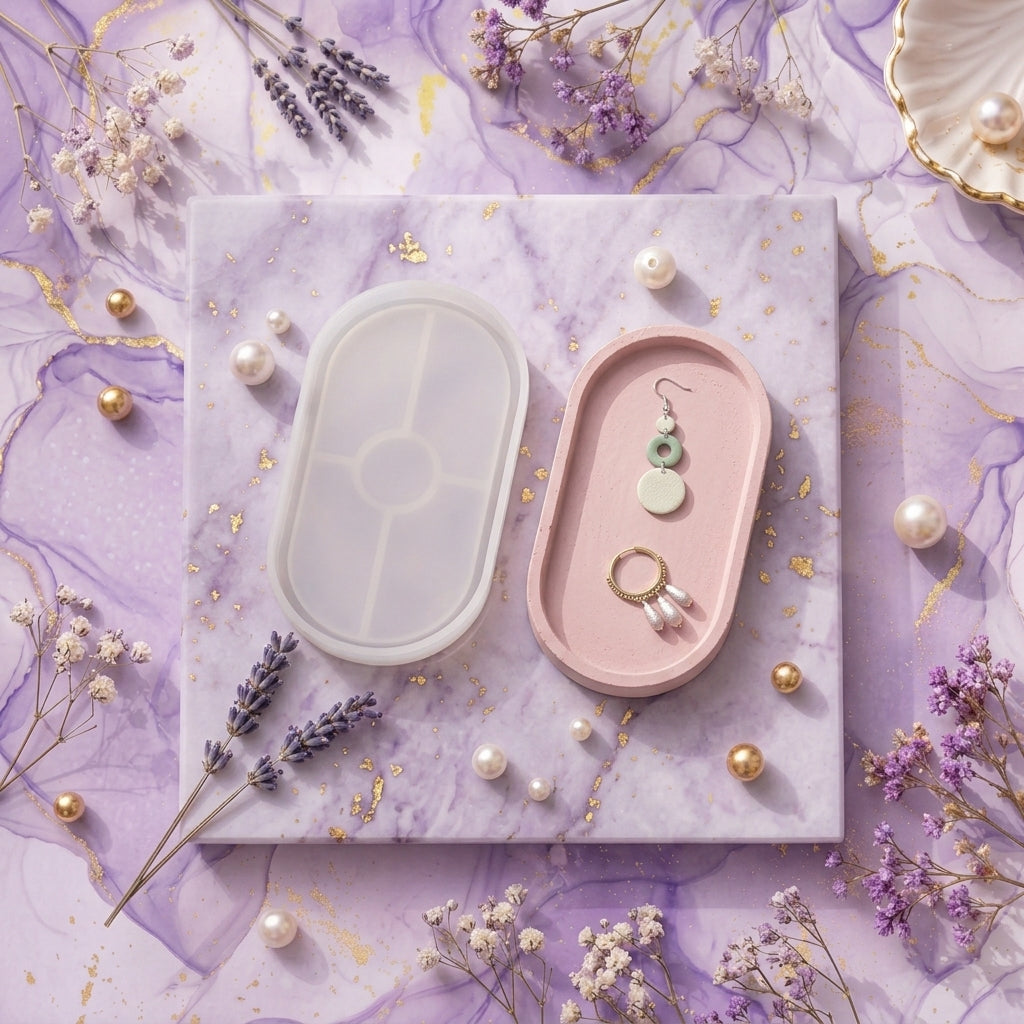 Oval Trinket Tray Candle