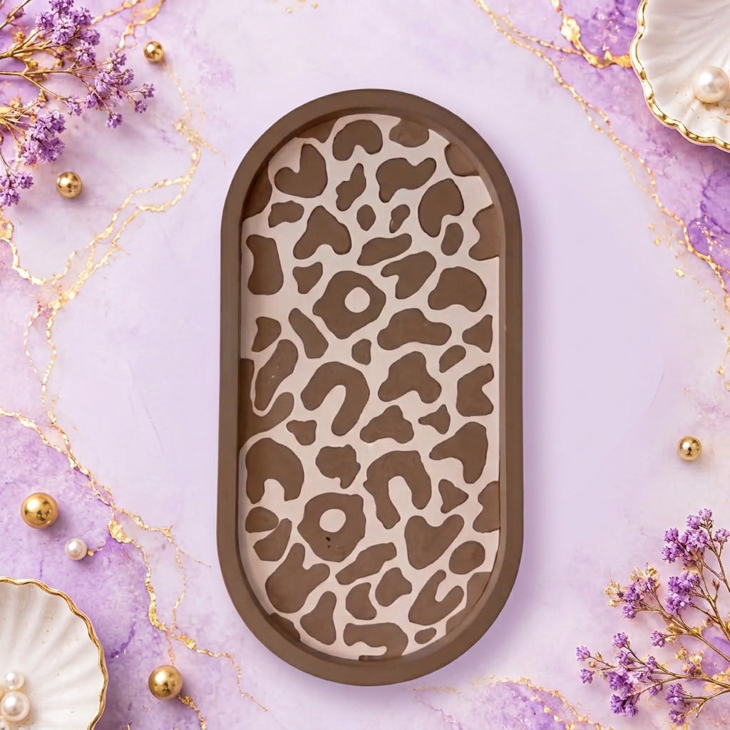 Leopard Arch Tray