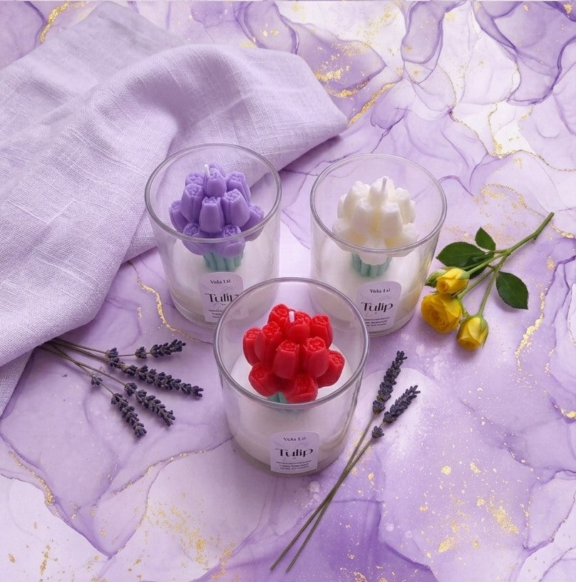 Mini Blossom Jar Candle Set