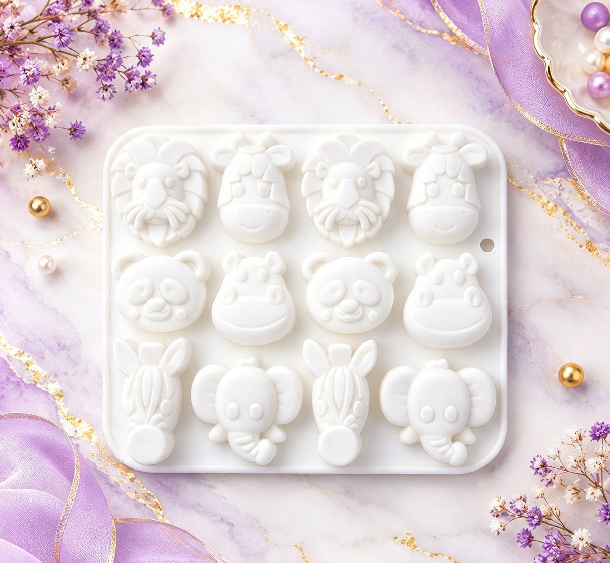 Cute Bear Faces Mould