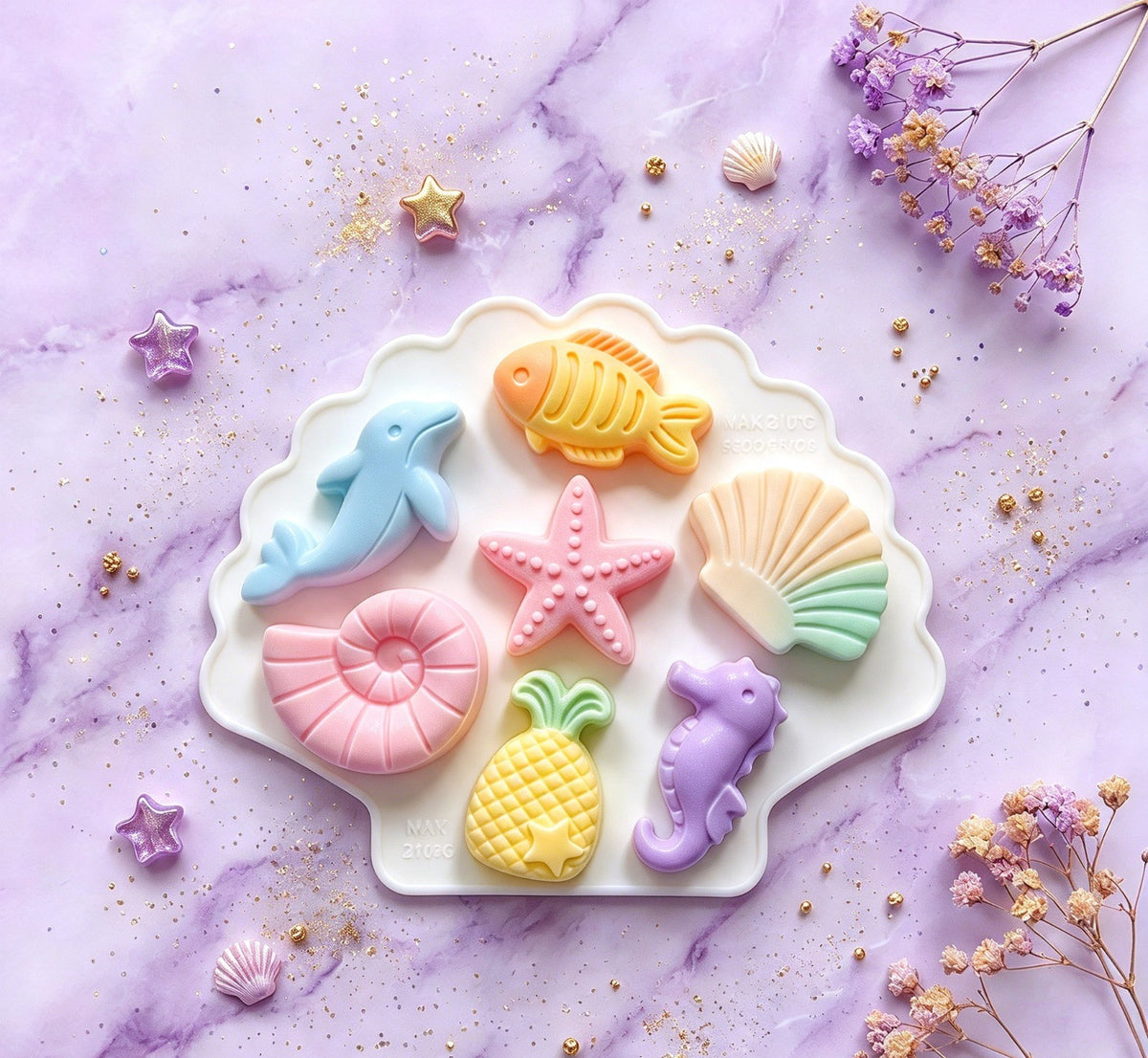 Ocean Shells & Starfish Mould