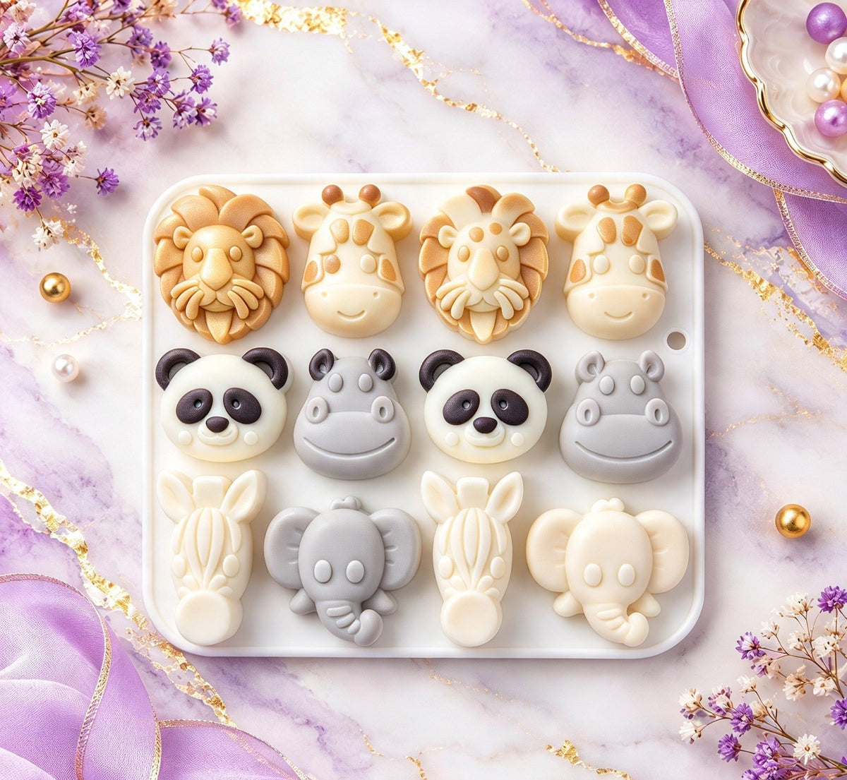 Cute Bear Faces Mould