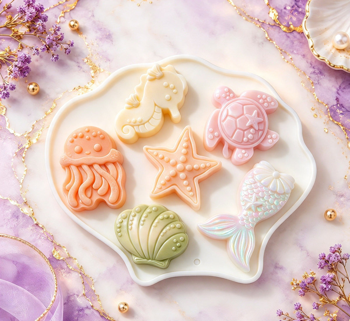 Mermaid & Seashell Mould