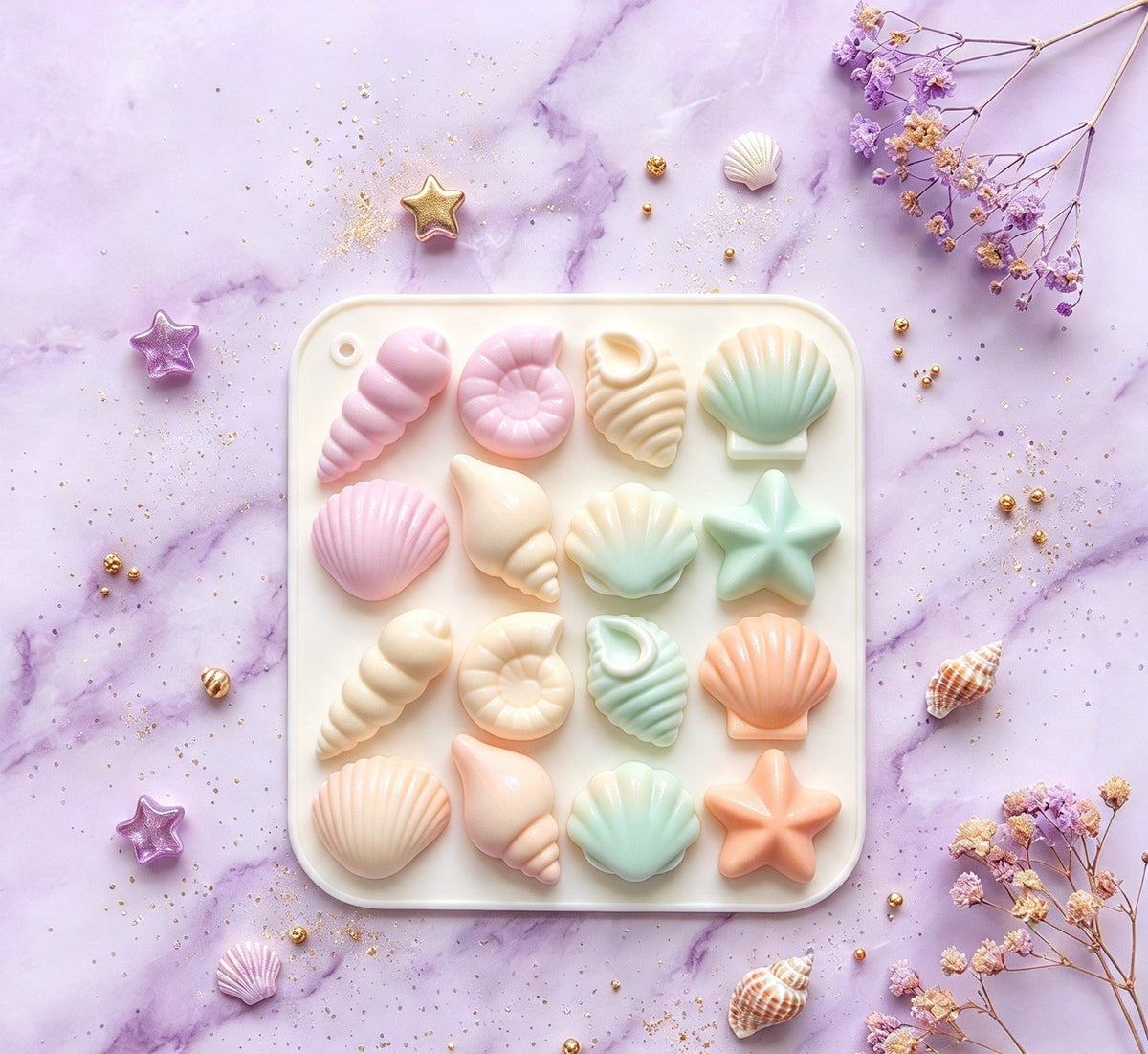 Seashells & Starfish Mould