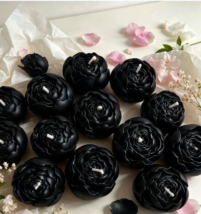 Luxury Rose Bloom Candle Set