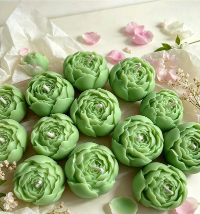 Luxury Rose Bloom Candle Set