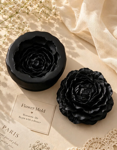 Petal Rose Flower Candle Set