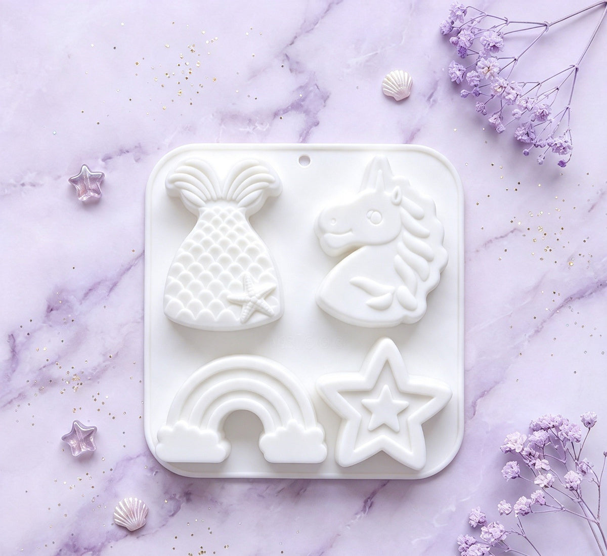 Rainbow, Star & Cute Shapes Mould
