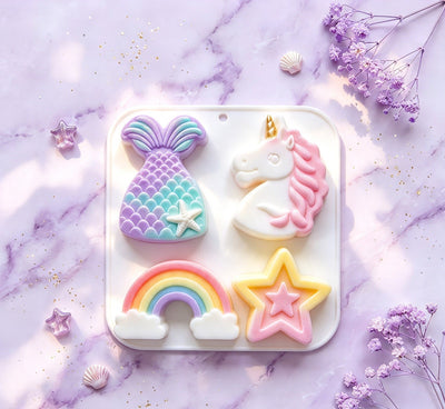 Rainbow, Star & Cute Shapes Mould