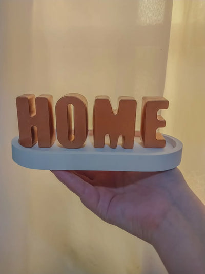 round tray+vase+box+candle+ customised alphabets